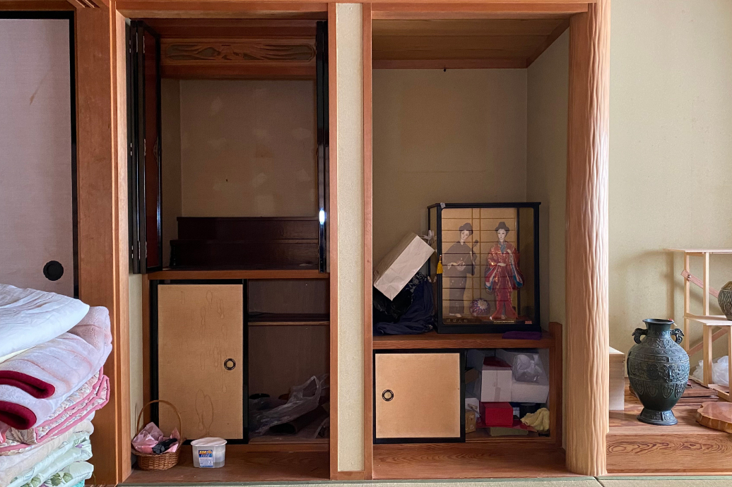 遺品整理前の部屋